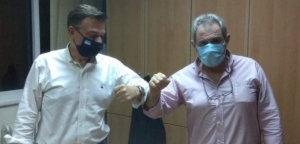 Ο Θάνος Μωραϊτης στο Εργατικό Κέντρο Μεσολογγίου