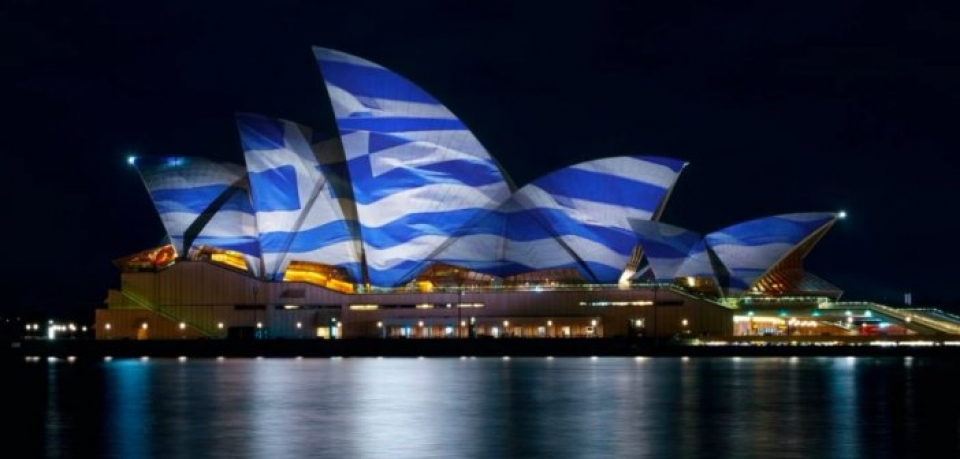 Στα χρώματα της γαλανόλευκης εμβληματικά κτήρια σε όλο τον κόσμο