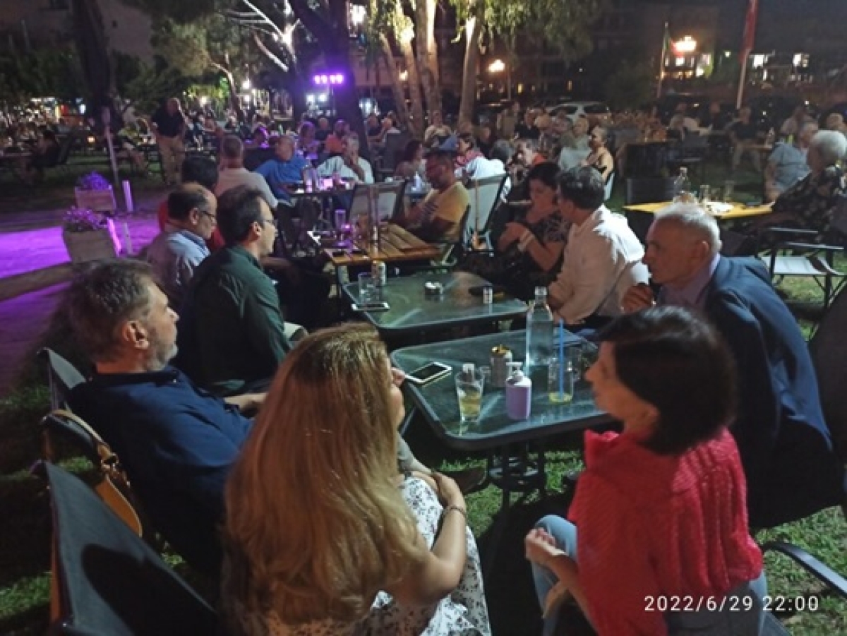 Με απόλυτη επιτυχία ολοκληρώθηκε η χθεσινή μουσική βραδιά Υποδοχής Νέων Μελών του ΣΥΡΙΖΑ ΠΣ Μεσολογγίου.
