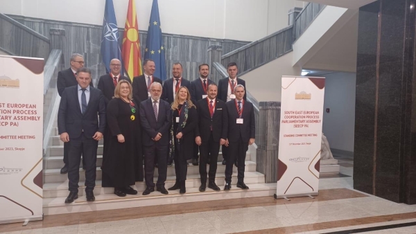Ο Κ. Καραγκούνης στις εργασίες της επιτροπής της Κοινοβουλευτικής Συνέλευσης της Διαδικασίας Συνεργασίας ΝΑ Ευρώπης