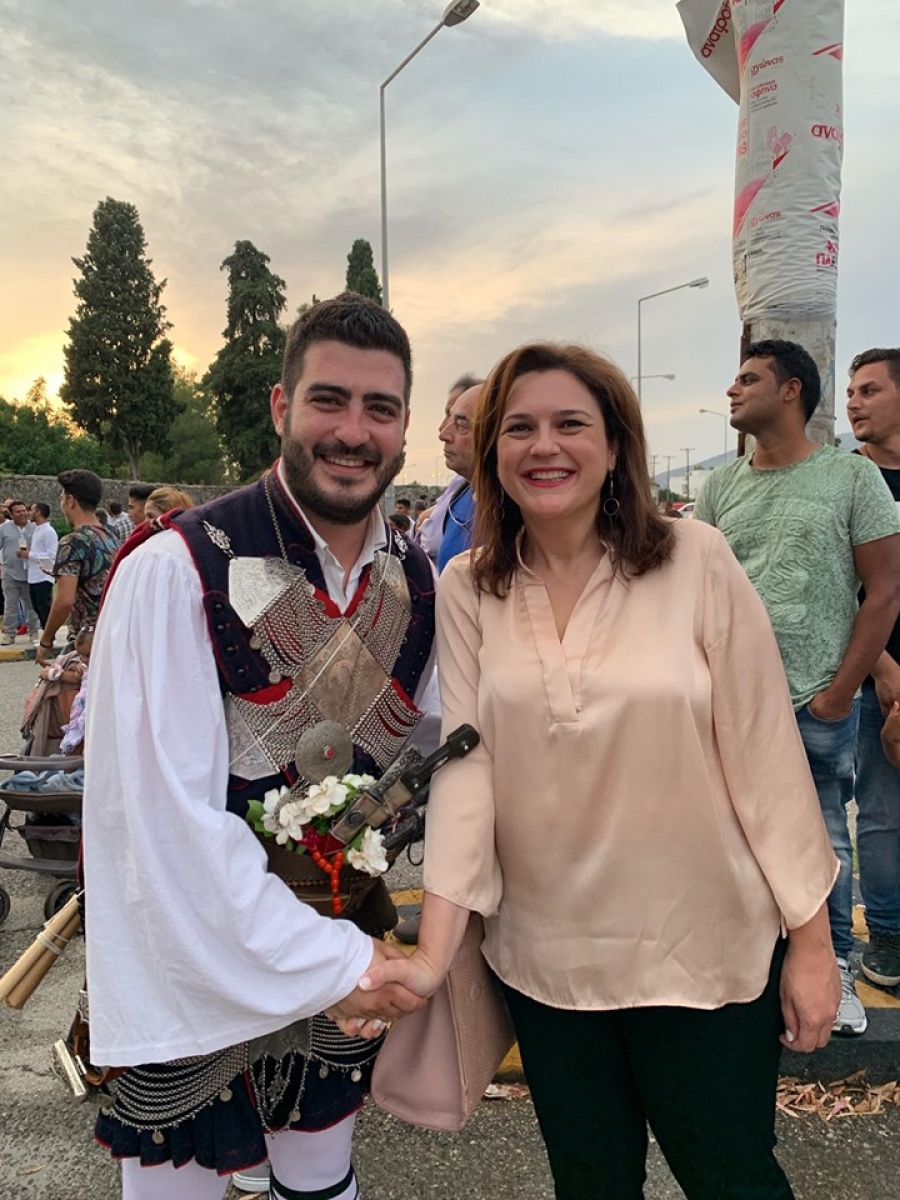 Η Κατερίνα Αθαν. Κιτσάκη στις εκδηλώσεις του Άη Συμιού στο Μεσολόγγι – Η δήλωσή της