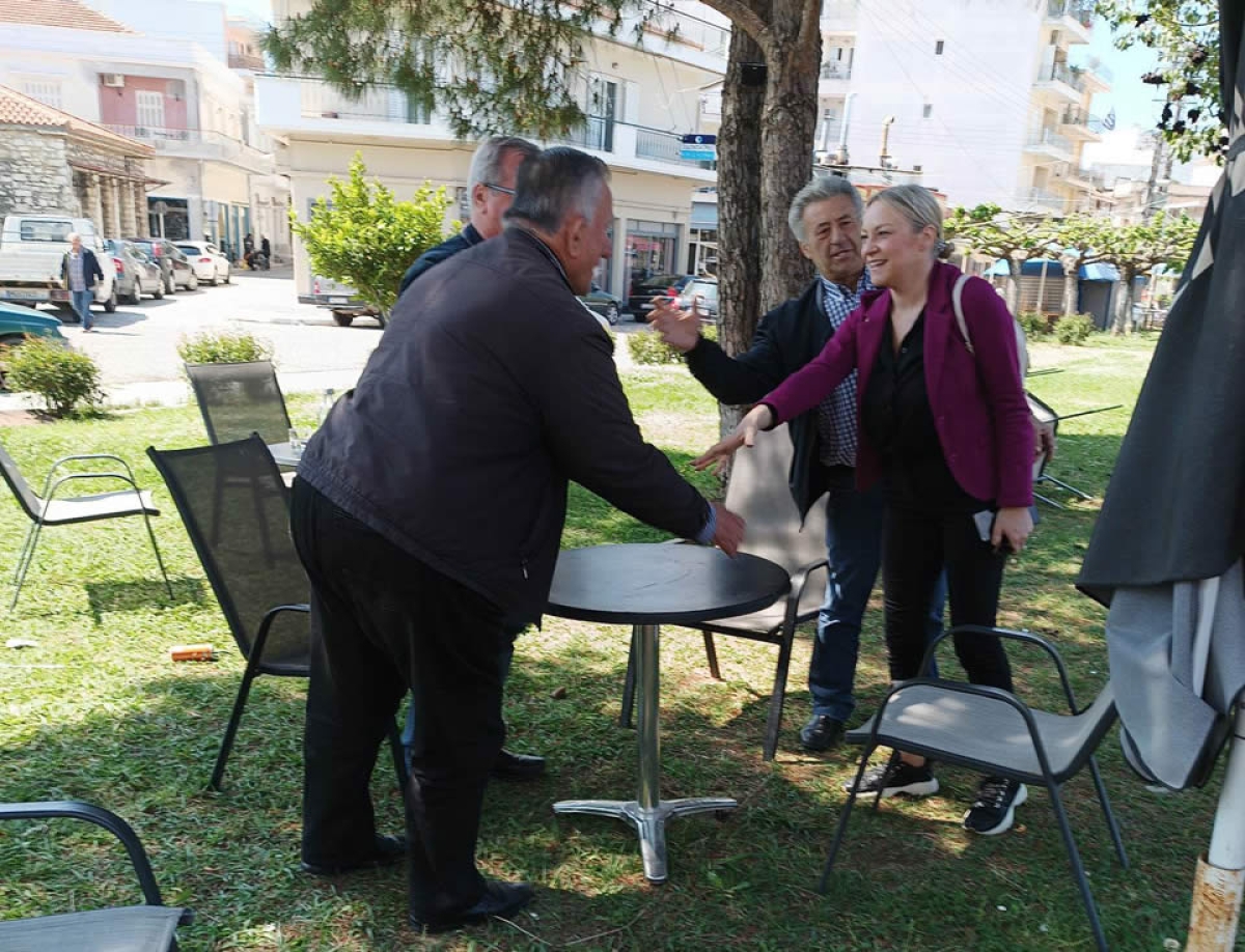 Θερμή υποδοχή της Φωτεινής Παντιώρα στο Μεσολόγγι