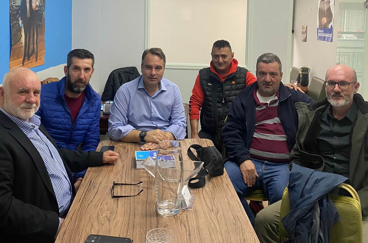 Συνάντηση του Βουλευτή Αιτωλοακαρνανίας Θανάση Παπαθανάση με τον Κυνηγετικό Σύλλογο Αγρινίου