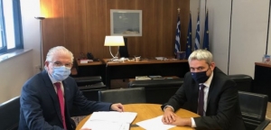 Συνάντηση Κ. Καραγκούνη με τον Διοικητή του ΕΛΓΑ (ΦΩΤΟ)
