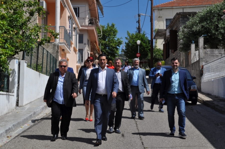 Ευχές με τους κατοίκους του  Αγίου Κωνσταντίνου αντάλλαξε  σήμερα ο Γιώργος Παπαναστασίου, ημέρα εορτασμού των Αγίων και Ισαποστόλων Κωνσταντίνου και Ελένης