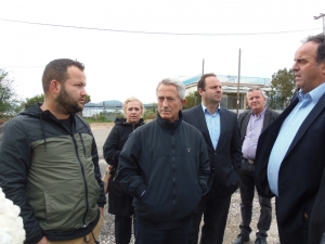 Περιοδεία Κ. Σπηλιόπουλου στην Παραχελωίτιδα: «Αφημένα στην τύχη τους τα αρδευτικά έργα και τα αντλιοστάσια στην Αιτωλοακαρνανία»