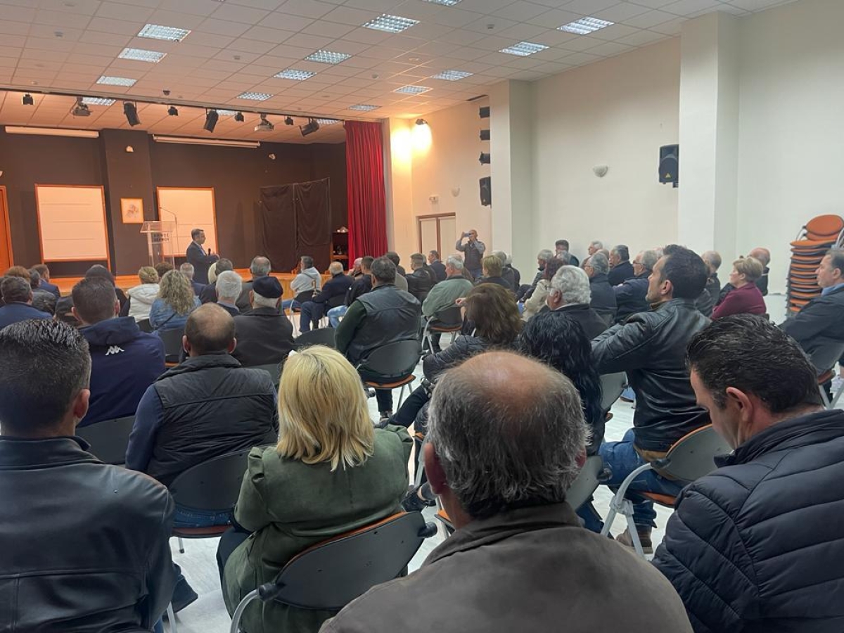Τεράστια συγκέντρωση του υποψήφιου Βουλευτή Αιτωλοακαρνανίας, Θανάση Παπαθανάση στο Θέρμο