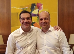 Ο Σταύρος Καραγκούνης, συμμαθητής και προσωπικός φίλος του Αλέξη Τσίπρα, υποψήφιος βουλευτής του ΣΥΡΙΖΑ ΠΣ στην Αιτωλοακαρνανία.