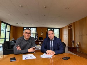 Θανάσης Παπαθανάσης: Συνάντηση με τον Υπουργό Υποδομών και Μεταφορών Χρίστο Δήμα – Σχεδιασμός και δρομολόγηση παρεμβάσεων για την Αιτωλοακαρνανία