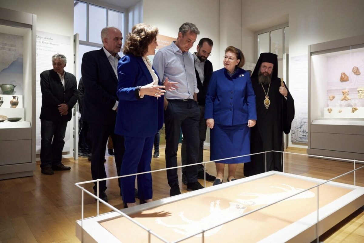 Εγκαίνια από Μητσοτάκη του Αρχαιολογικού Μουσείου Μεσολογγίου - «η σύνδεση πολιτισμού και τουρισμού δρομολογεί μία καινούργια αναπτυξιακή δυναμική» (φωτό)