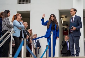 Με τα μέλη του αμερικανικού διπλωματικού σώματος συναντήθηκε σήμερα η Κίμπερλι Γκίλφοϊλ