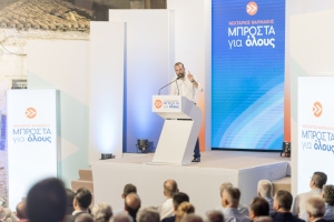 Ομιλία Ν. Φαρμάκη στον Πύργο:  «Πάμε μπροστά για την Ηλεία της παραγωγής, του πολιτισμού και του τουρισμού!»