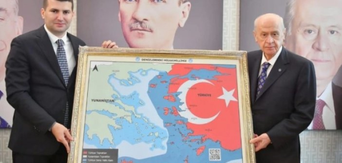 Απάντηση της Αθήνας στον χάρτη – πρόκληση του Μπαχτσελί: «Επιθετική ενέργεια»