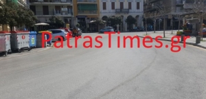 Πάτρα: Εικόνες θλίψης – Εκεί που έκαναν παρέλαση 40.000 άτομα η απόλυτη ερημιά (φωτό &amp; βίντεο)