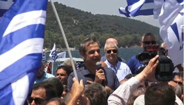 Ο Κυριάκος Μητσοτάκης από την Αμφιλοχία: Θέλουμε και τέταρτη έδρα στην Αιτωλοακαρνανία (video)