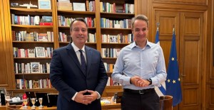 Συνάντηση Θανάση Παπαθανάση με τον Πρωθυπουργό Κυριάκο Μητσοτάκη – Στο επίκεντρο η Αιτωλοακαρνανία και η νέα στρατηγική εποχή για τη χώρα