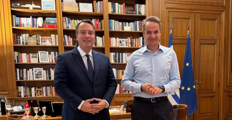 Συνάντηση Θανάση Παπαθανάση με τον Πρωθυπουργό Κυριάκο Μητσοτάκη – Στο επίκεντρο η Αιτωλοακαρνανία και η νέα στρατηγική εποχή για τη χώρα