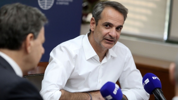 Στην Πάρνηθα ο πρωθυπουργός Κυριάκος Μητσοτάκης