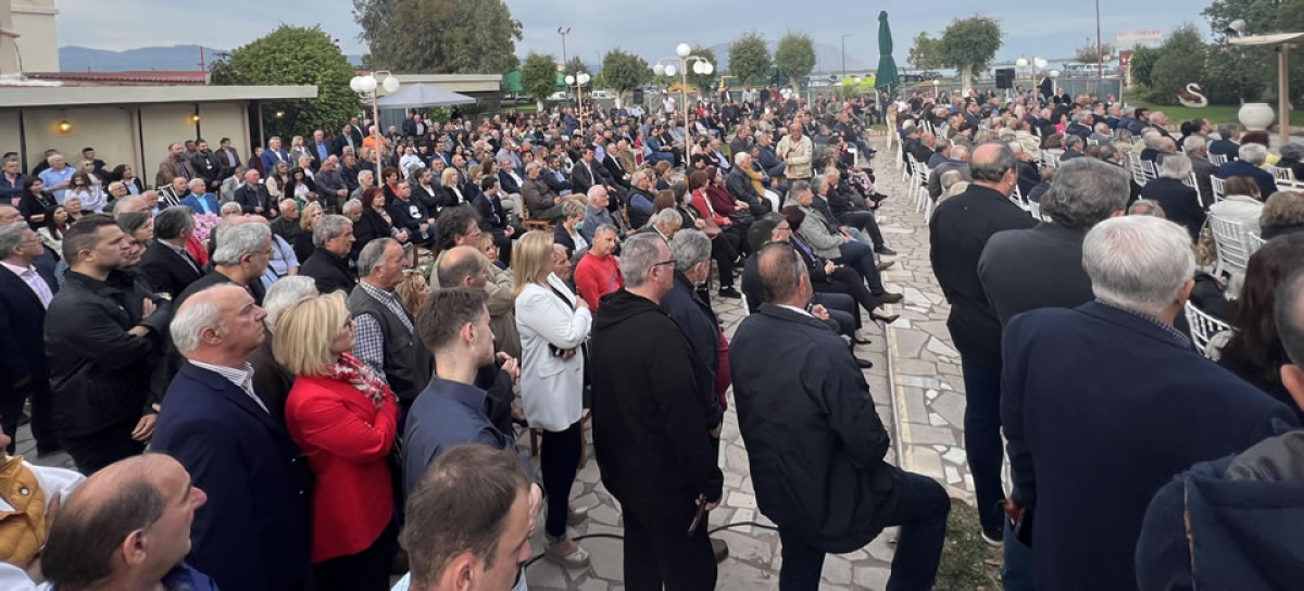 Με επιτυχία η προεκλογική συγκέντρωση του Μάριου Σαλμά στο Μεσολόγγι