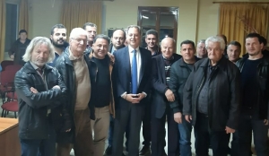 Ο Κοινοβουλευτικός Εκπρόσωπος και Βουλευτής Αιτωλ/νίας Σ. Λιβανός στον Υπουργό Υποδομών &amp; Μεταφορών Κ. Καραμανλή για το Αρδευτικό ζήτημα της Μακρυνείας