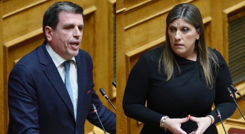 Ζ.Κωνσταντοπούλου: «Κύριε Καιρίδη – Άθλιε ψεύτη» – Δ.Καιρίδης: «Εθνική υβρίστρια» – Έντονη αντιπαράθεση στη Βουλή