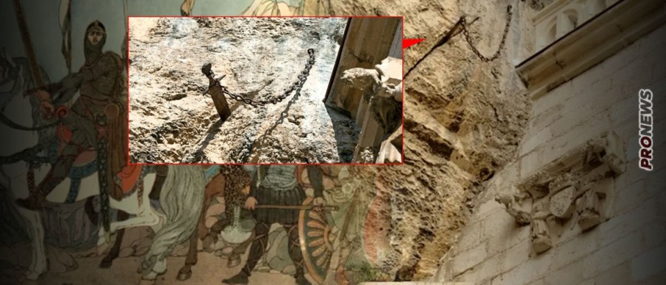 Εξαφανίστηκε μυστηριωδώς το γαλλικό ξίφος «Εξκάλιμπερ» που βρισκόταν για 1.300 χρόνια καρφωμένο σε βράχο της πόλης Ροκαμαντούρ