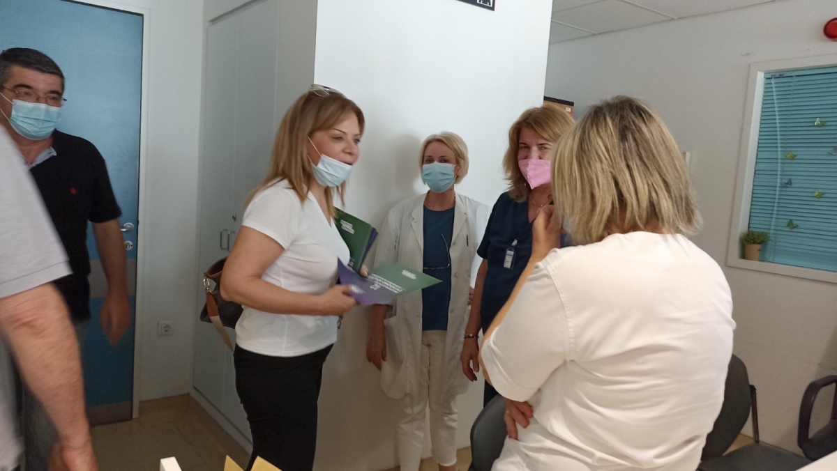 «Μόνο με το ΠΑΣΟΚ θα αναγεννηθεί το ΕΣΥ» - Κλιμάκιο του Κινήματος στο νοσοκομείο Αγρινίου