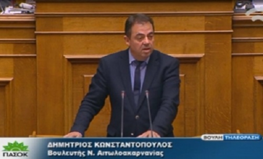 Δ. Κωνσταντόπουλος: «Δώστε λύση – Σύντομα αντιμέτωποι με την κακοκαιρία οι κάτοικοι του Αράκυνθου»