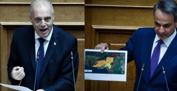 Μητσοτάκης σε Βελόπουλο: «Λέτε ό,τι σαχλαμάρα σας κατέβει, είστε διακινητές των πιο θλιβερών θεωριών συνομωσίας»