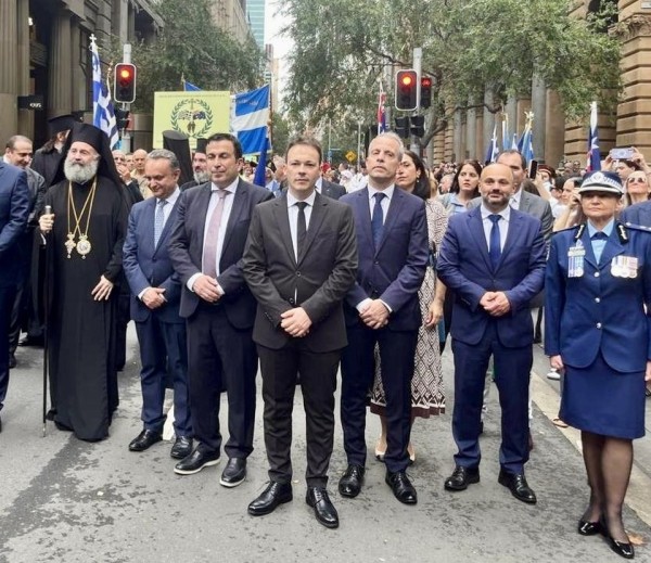 Συμμετοχή του Μίλτου Ζαμπάρα στις εορταστικές εκδηλώσεις της 25ης Μαρτίου στο Σίδνεϊ και συναντήσεις με την Ομογένεια