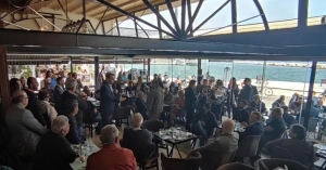 Δυναμική συγκέντρωση του Θανάση Παπαθανάση στη Βόνιτσα