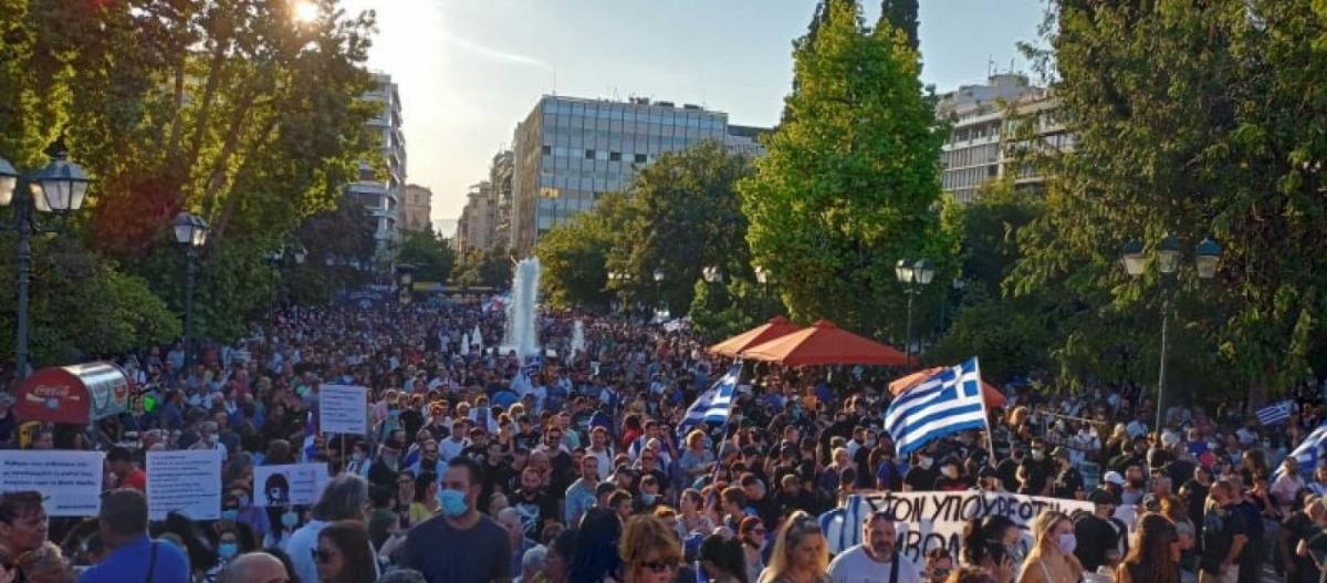Σε εξέλιξη μεγαλειώδεις συγκεντρώσεις κατά του υποχρεωτικού εμβολιασμού! (φώτο-βίντεο)