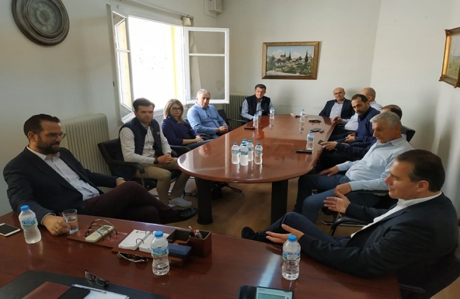 Επίσκεψη Νεκτάριου Φαρμάκη στην Ένωση Αγρινίου