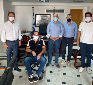 Συνάντηση Σπήλιου Λιβανού, βουλευτή Αιτωλοακαρνανίας &amp; Κοινοβουλευτικού Εκπροσώπου ΝΔ, με τον Δήμαρχο Ναυπακτίας κ. Βασίλη Γκίζα