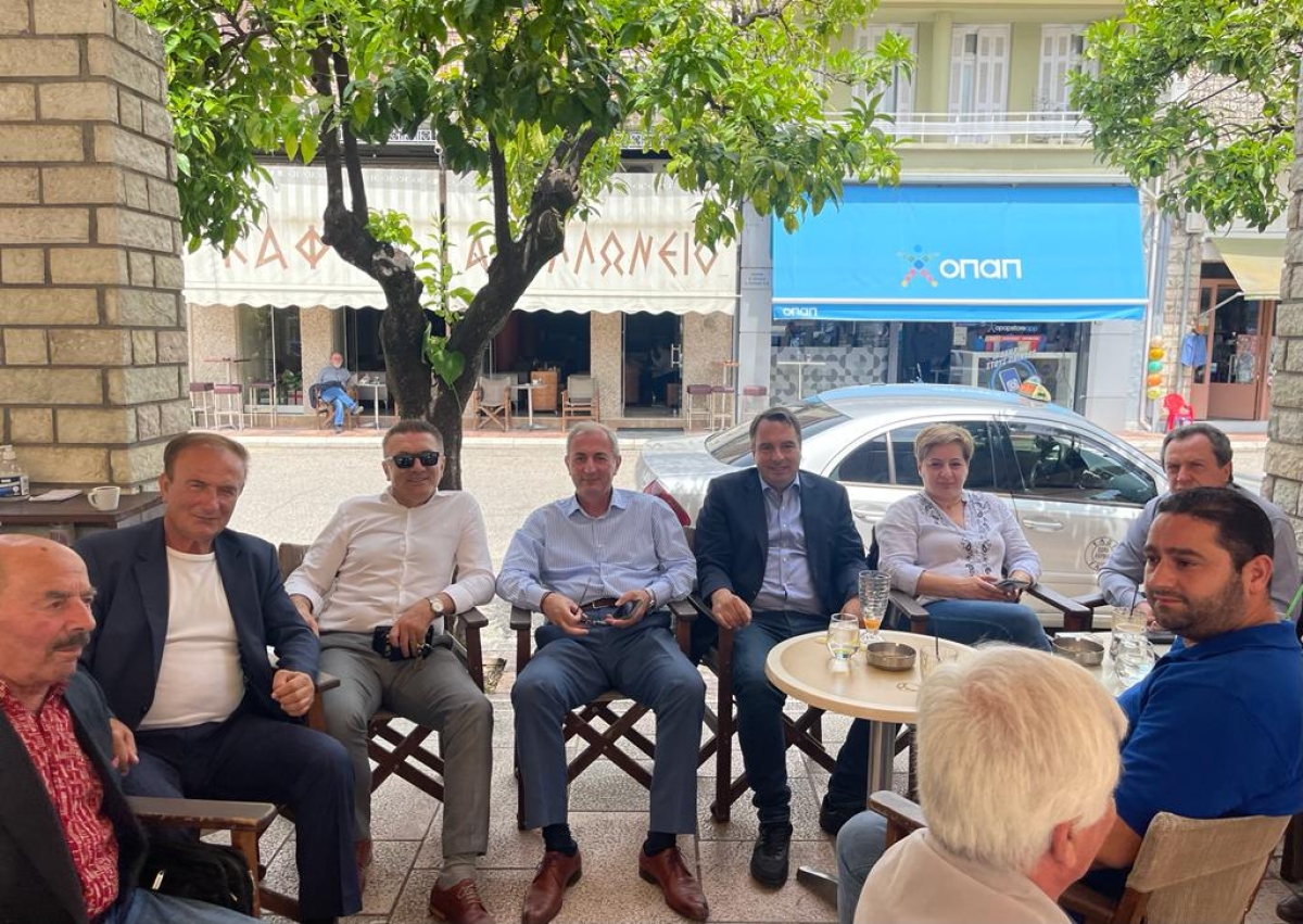 Συνάντηση του υπ.Βουλευτή ΝΔ Αιτωλοακαρνανίας, Θανάση Παπαθανάση με πολίτες στο Θέρμο
