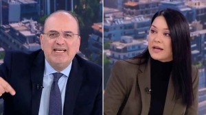 Λαζαρίδης: Συγγνώμη, είπαμε μια κουβέντα παραπάνω – Γιαννακοπούλου: Να σε χαίρεται η Νέα Δημοκρατία