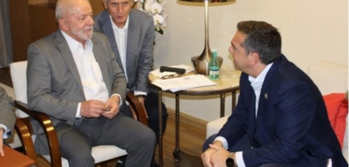Η συνάντηση του Αλέξη Τσίπρα με τον νέο Πρόεδρο της Βραζιλίας, Λουίς Ινάσιο Λούλα