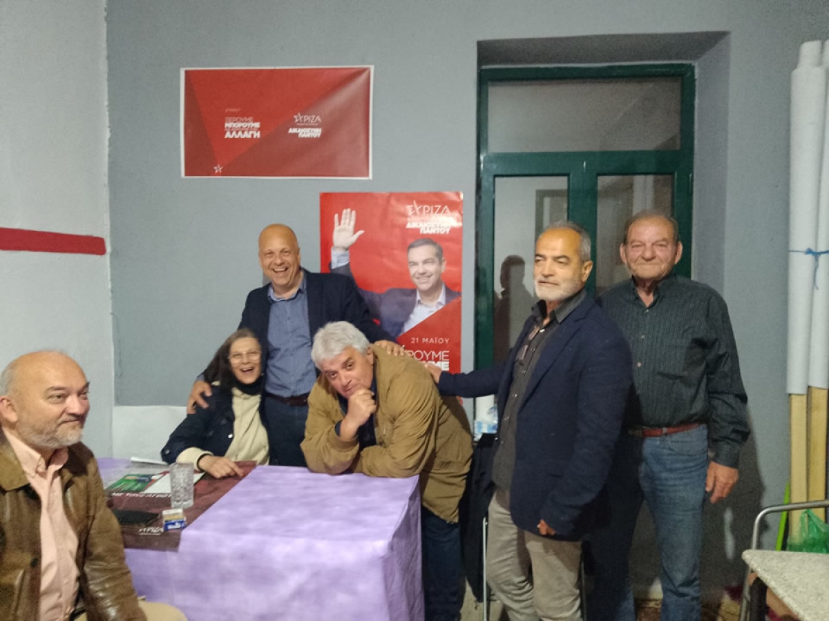 Επίσκεψη του Σταύρου Καραγκούνη στο Παναιτώλιο Αγρινίου
