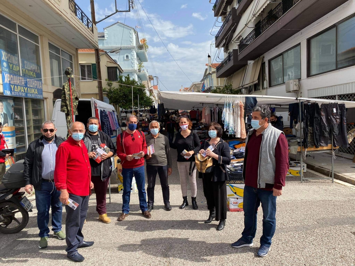 Εξόρμηση στις λαικές αγορές ο ΣΥΡΙΖΑ ΠΣ Μεσολογγίου