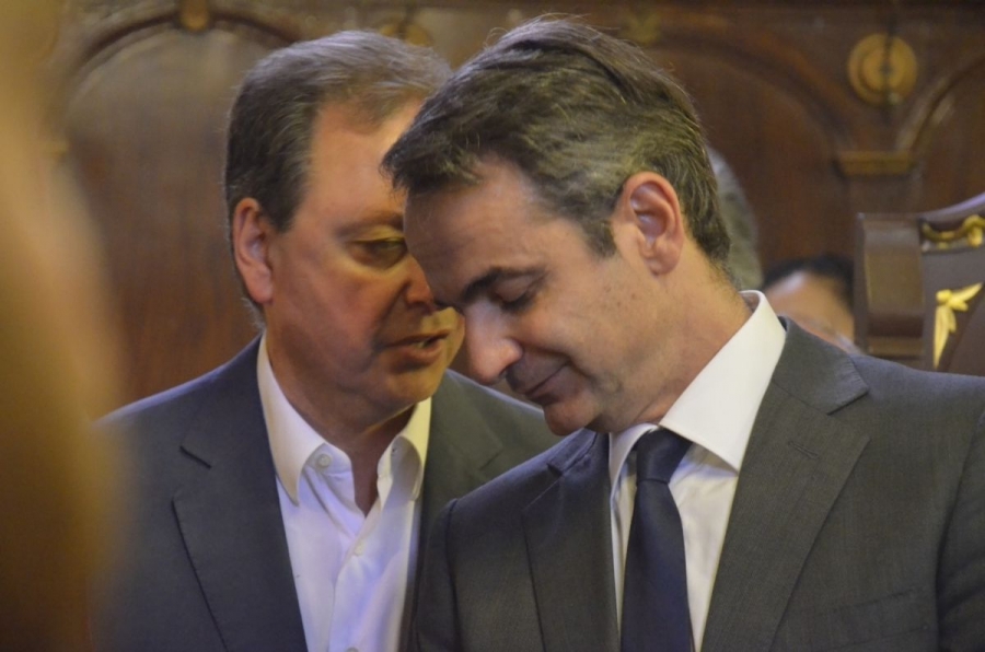 Ο Σπήλιος Λιβανός συνόδεψε τον Κυριάκο Μητσοτάκη στη Λευκάδα