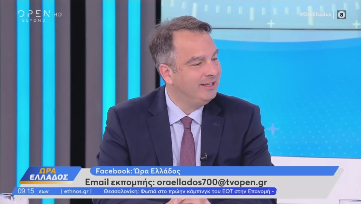 Σημεία από τη συνέντευξη του Θανάση Παπαθανάση στην εκπομπή ΩΡΑ ΕΛΛΑΔΟΣ στο Open TV