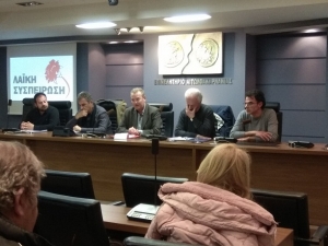 Αθλητισμός – πολιτισμός επί τάπητος στην εκδήλωση της Λαϊκής Συσπείρωσης Αγρινίου