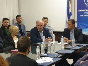 Επίσκεψη στον Εμποροβιομηχανικό Σύλλογο  Ιερής Πόλης Μεσολογγίου πραγματοποίησε ο επικεφαλής της «Δημιουργικής Ανατροπής» κ. Κώστας Λύρος