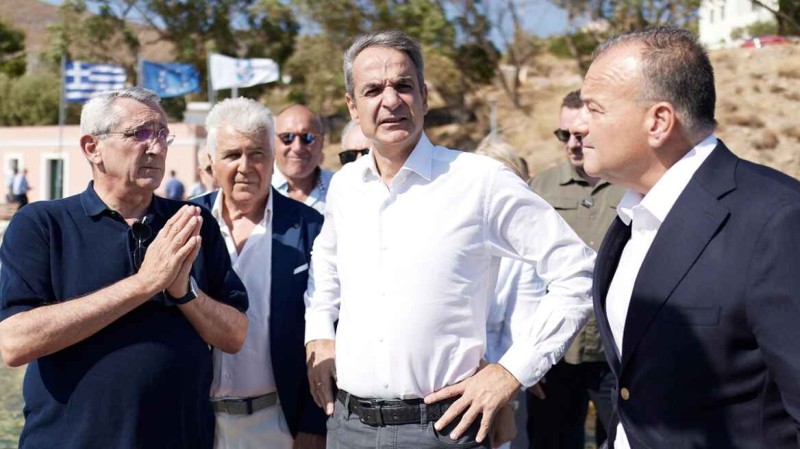 Μητσοτάκης από το Αγαθονήσι: «Θα εμποδίσουμε τους άθλιους διακινητές να φέρνουν στην Ελλάδα απελπισμένους ανθρώπους»
